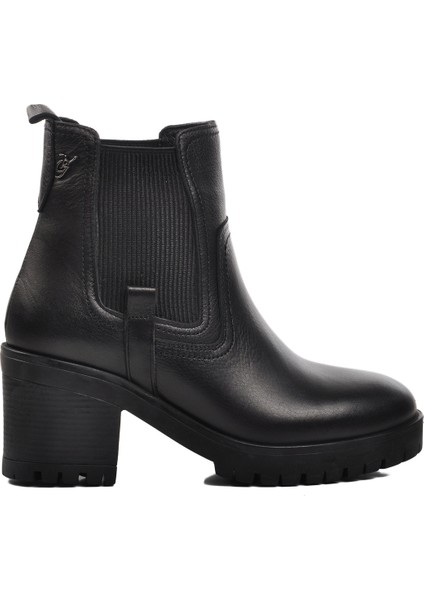 Siyah Deri Kadın Bot modelleri
