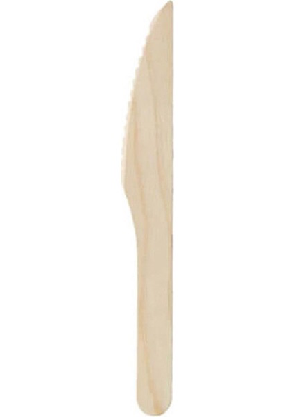 Doğaya Dönüş Ekolojik Doğal Doğa Dostu %100 Ahşap Bıçak - 16 Cm. - 50'li 10 Paket modelleri