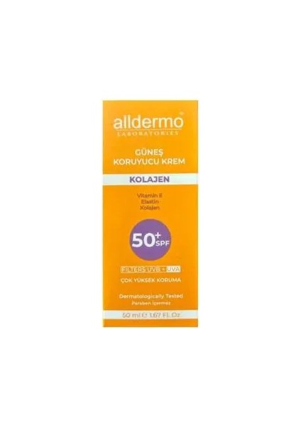 SPF50+ Kolajen Güneş Krem