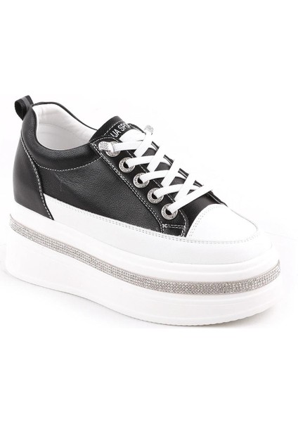 Guya 25Y423-2 Kadın Kalın Taban Içten Dolgulu Tabanı Taşlı Sneaker Ayakkabı modelleri