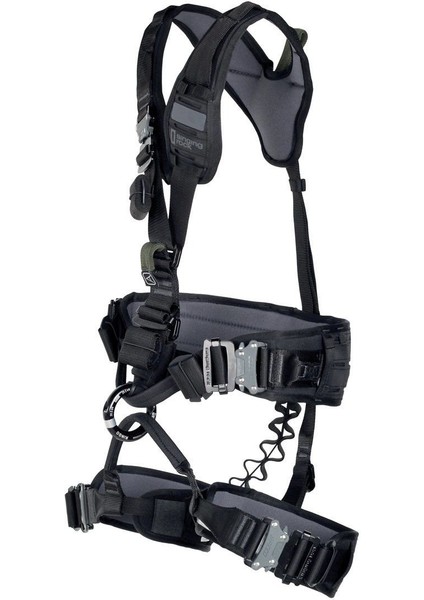 Tactic Master Tactical Full Body Harness Black