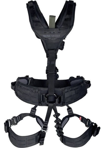 Tactic Master Tactical Full Body Harness Black