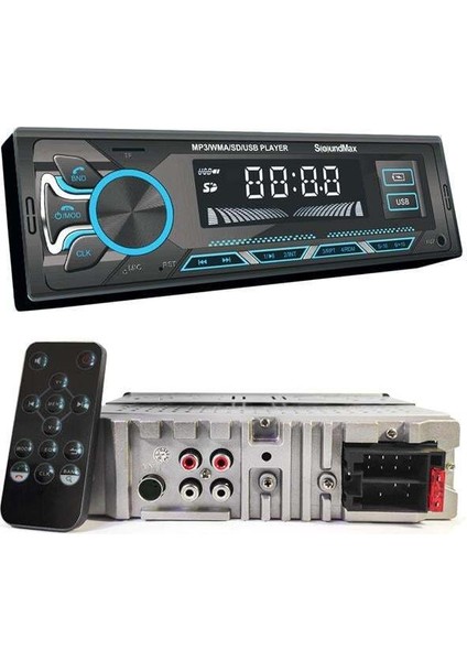Soundmax HR-MX7G Oto Teyp 4X50 Watt Bluetooth 2xusb Sd Fm Aux