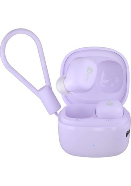 Lecoo EW300 Bluetooth 5.3 Tws Kablosuz Kulak Içi Kulaklık,mor
