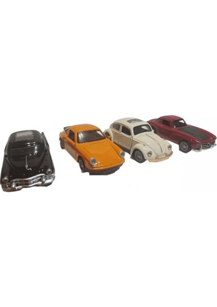 Nostalji Klasik 12 cm Metal Metal Çek Bırak Vosvos Krem Araba 2 Kapı ve Bagaj Açılır modelleri