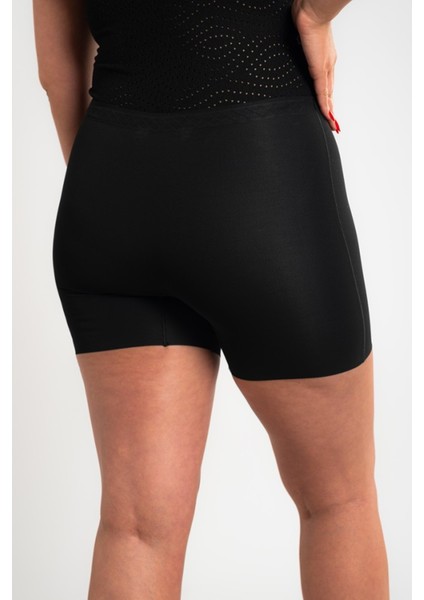 Lazer Kesim Şort Korse - Siyah fiyatları