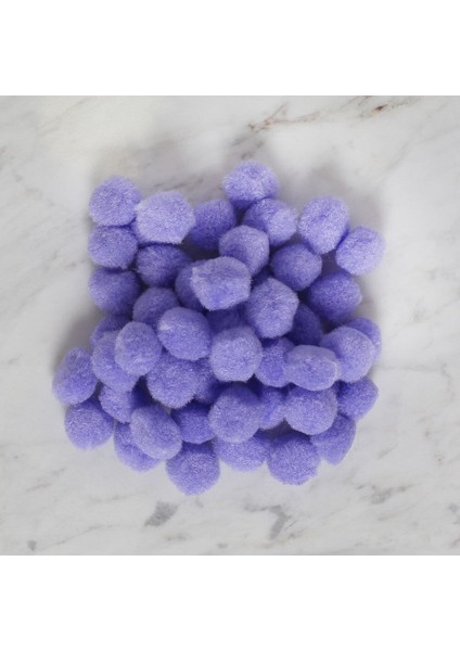 Crafts 2 cm 100 Adet Lila Ponpon fiyatları