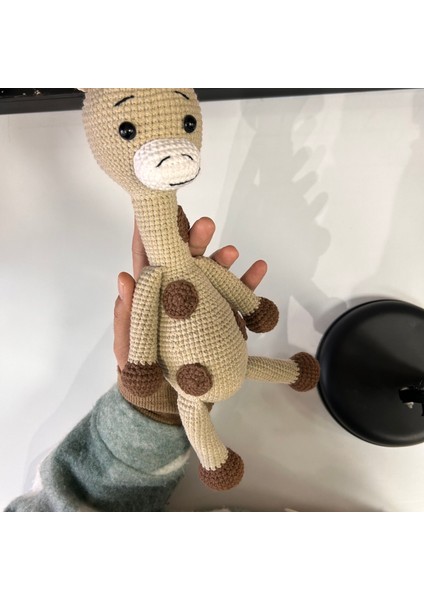 Amigurumi Elişi Örgü Zürafa Oyuncak