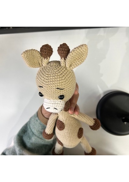 Amigurumi Elişi Örgü Zürafa Oyuncak