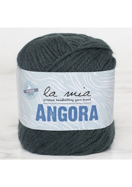La Mia Angora 50GR. Koyu Yeşil El Örgü Ipi - L131 - 34215