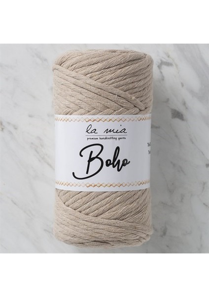 Boho Açık Bej Büküm Makrome İpi - L049 - 33984