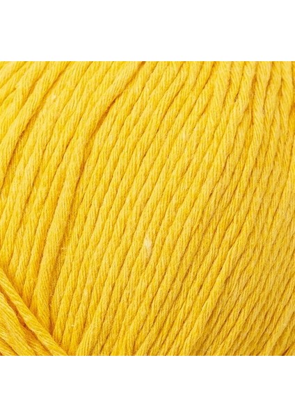 Natural Cotton Hardal Sarı El Örgü İpi - R002 - 33919