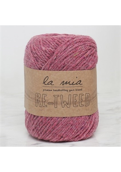 Re-Tweed Gül Kurusu Melanj El Örgü İpi - L140 - 34417