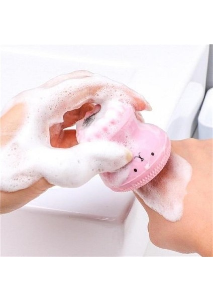 Peeling Etkili Mini El Yüz Cilt Temizleme Fırçası Silikon Temizlenmesi Kolay Siyah Nokta Gi