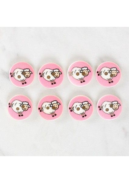 Crafts 8'li Koyun Düğme - 1033 fiyatları