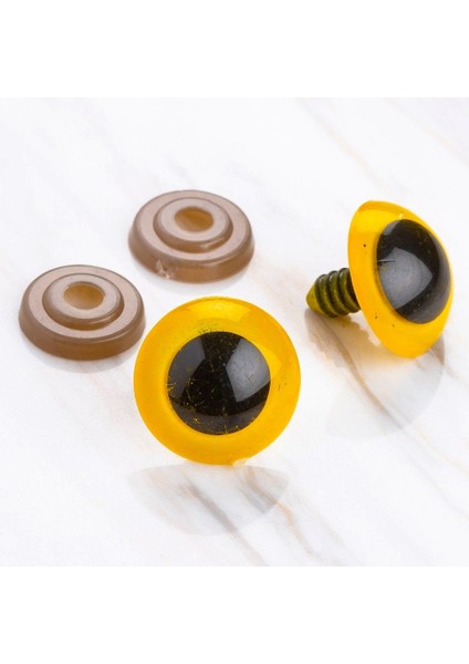 20 mm Sarı 5 Çift Amigurumi Göz