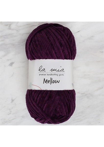 Mellow Patlıcan Moru El Örgü İpi - 915 - 34161