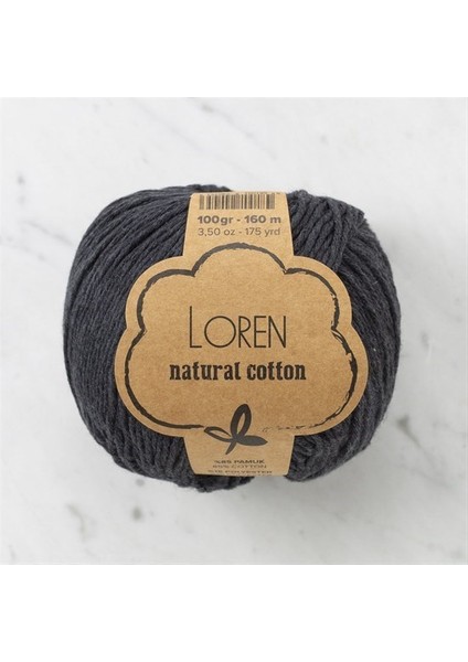 Natural Cotton Füme El Örgü İpi - R081 - 33911