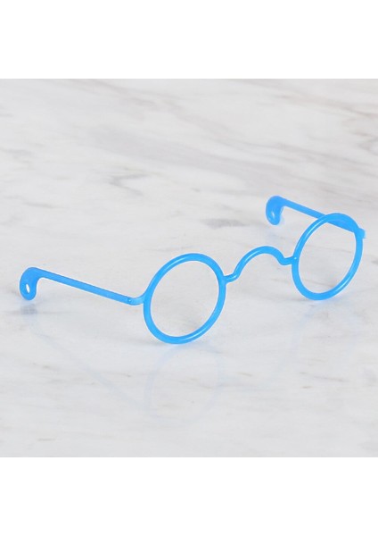 Plastik Amigurumi Gözlük Koyu Mavi