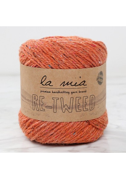 Re-Tweed Turuncu Melanj El Örgü İpi - L144