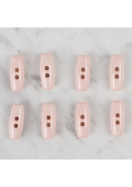 Crafts Pudra Pembe 8 Li Çoban Düğmesi - 70