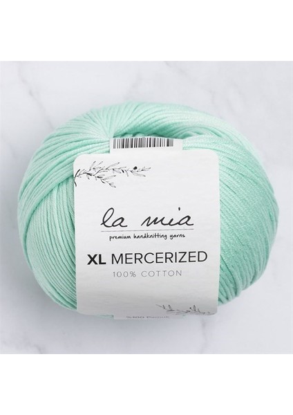 Xl Mercerized Su Yeşili El Örgü İpi - 137 - 33767