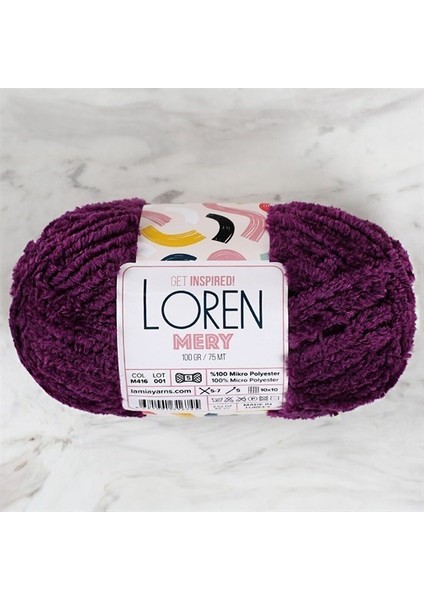 Mery Mor El Örgü İpi - M416 - 34321