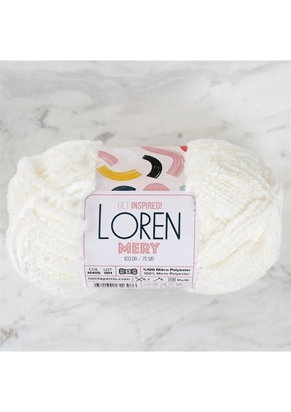 Mery Krem El Örgü İpi - M405 - 34312