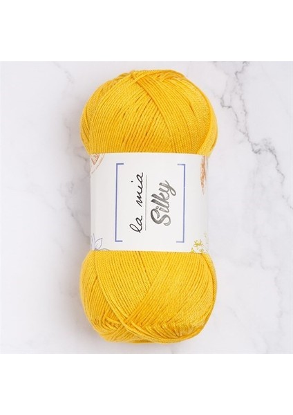 Silky Hardal Sarı El Örgü İpi - L003 - 33673