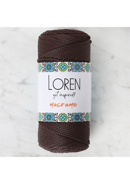Macrame Kahverengi El Örgü İpi - Rm 0210 - 34338
