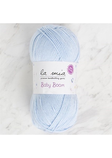 Baby Boom Bebe Mavi El Örgü İpi - 544 - 34144
