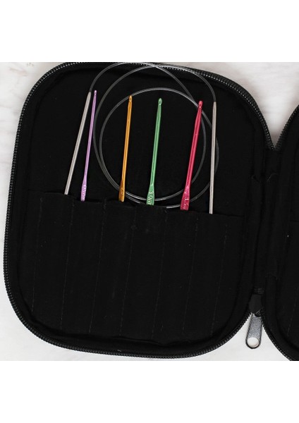 Çantalı Tığ ve Örgü Aksesuarları Seti modelleri