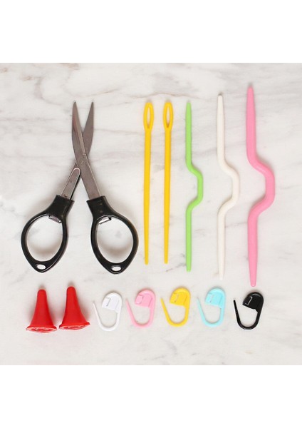 Çantalı Tığ ve Örgü Aksesuarları Seti fırsatları