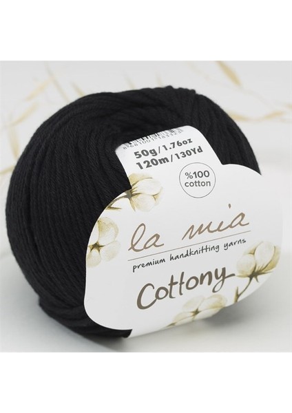 Cottony Siyah Bebek El Örgü İpi - P21 - 33556