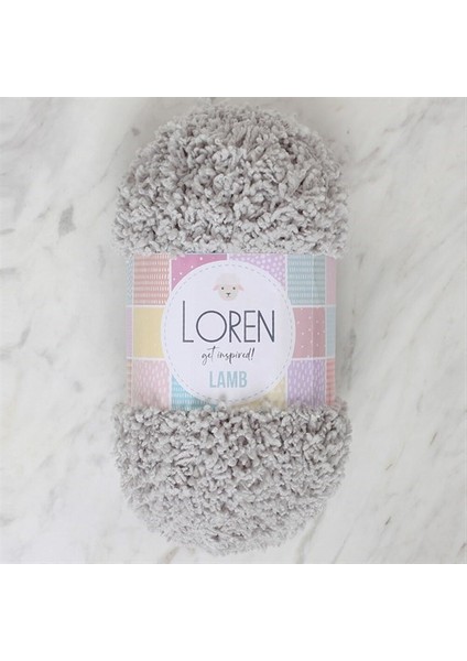 Lamb Gri El Örgü İpi - R020 - 34422