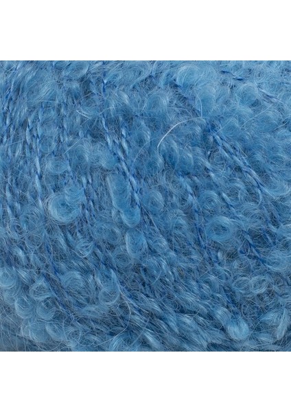 La Mia Alpaca Boucle 50 gr Mavi El Örgü Ipi - L339 - 34390 fiyatları