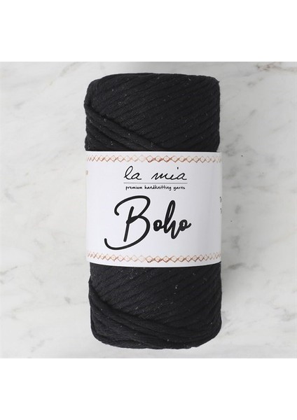 Boho Siyah Büküm Makrome İpi - L006 - 33997