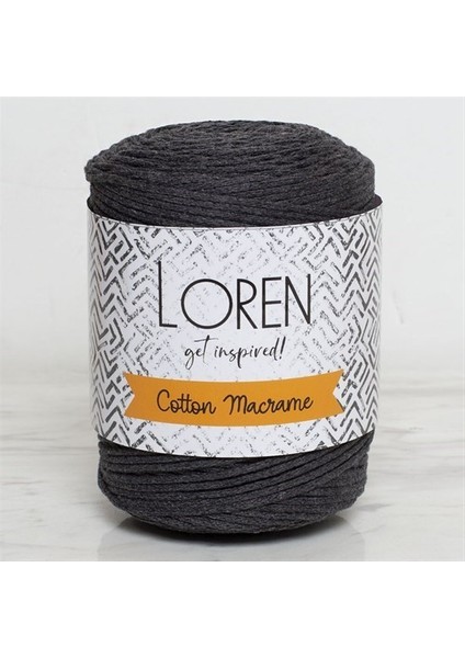 Cotton Macrame Gri - R081 - 34358