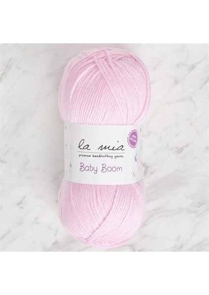Baby Boom Bebe Pembe El Örgü İpi - 782 - 34119