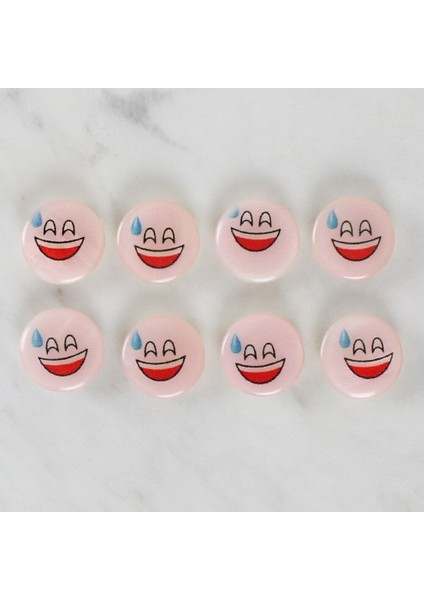 Crafts 8'li Gülen Yüz Düğme - 1017 fiyatları