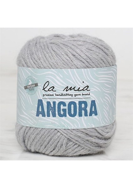 La Mia Angora Gri El Örgü Ipi - L047 - 34013
