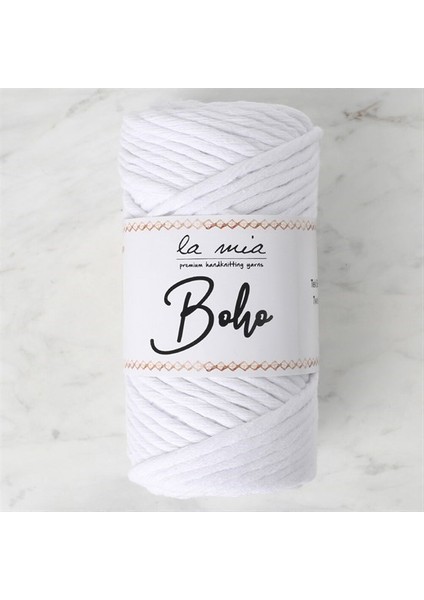 Boho Beyaz Büküm Makrome İpi - L001 - 33994