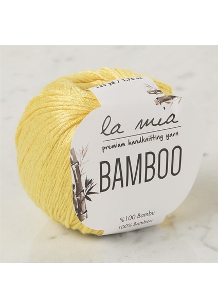 La Mia Bamboo Sarı El Örgü Ipi - L160 - 33852