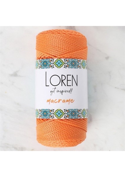 Macrame Turuncu El Örgü İpi - Rm 0125 - 34335