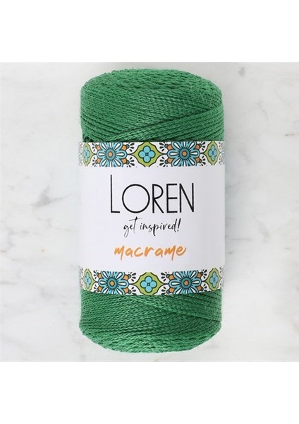Macrame Yeşil El Örgü İpi - Rm 0172 - 34348