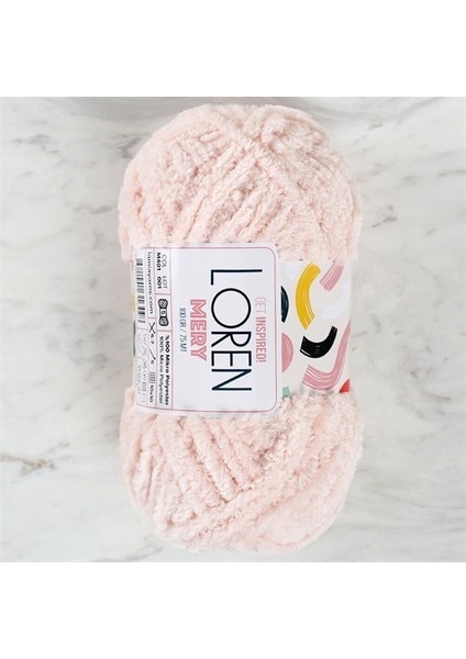 Mery Pudra Pembesi El Örgü İpi - M401 - 34309