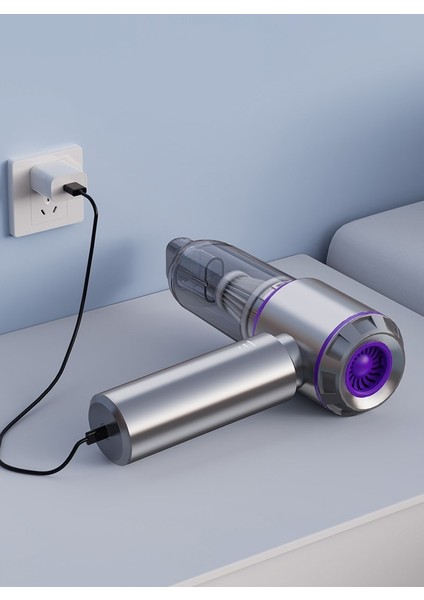 ST-6653 Plus 16000PA Güçlü Portatif Taşınabilir Vakumlu Kablosuz Üflemeli Mini Araç Süpürgesi