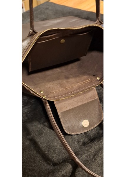 Kadın Hakiki Deri Kahverengi Vintage El Yapımı Fermuarlı Çanta fiyatları