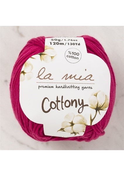 Cottony Fuşya Bebek El Örgü İpi - P24 - 33656