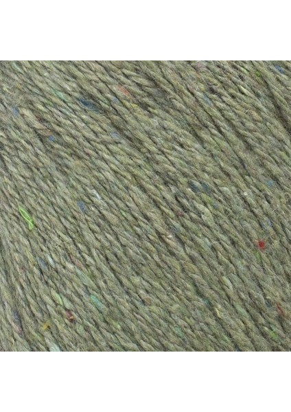 Re-Tweed Yeşil Melanj El Örgü İpi - L173 - 34415
